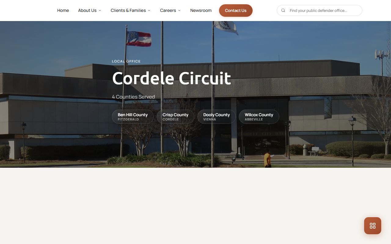 Cordele Circuit Public Defender office information