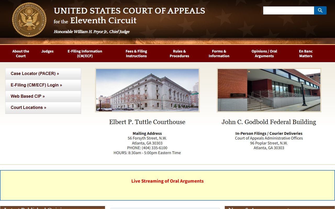 Wilcox County Superior Court records Eleventh Circuit Court of Appeals