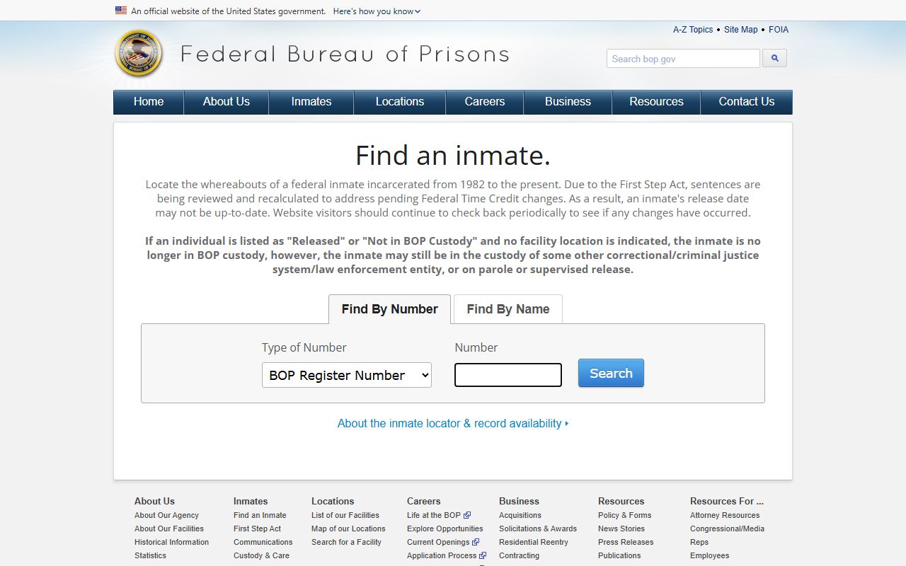 Wilcox County Superior Court records Federal Bureau of Prisons inmate locator