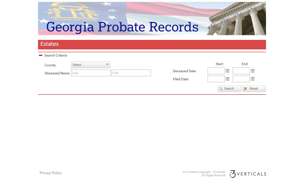 Wilcox County probate records Georgia Probate Records estate search