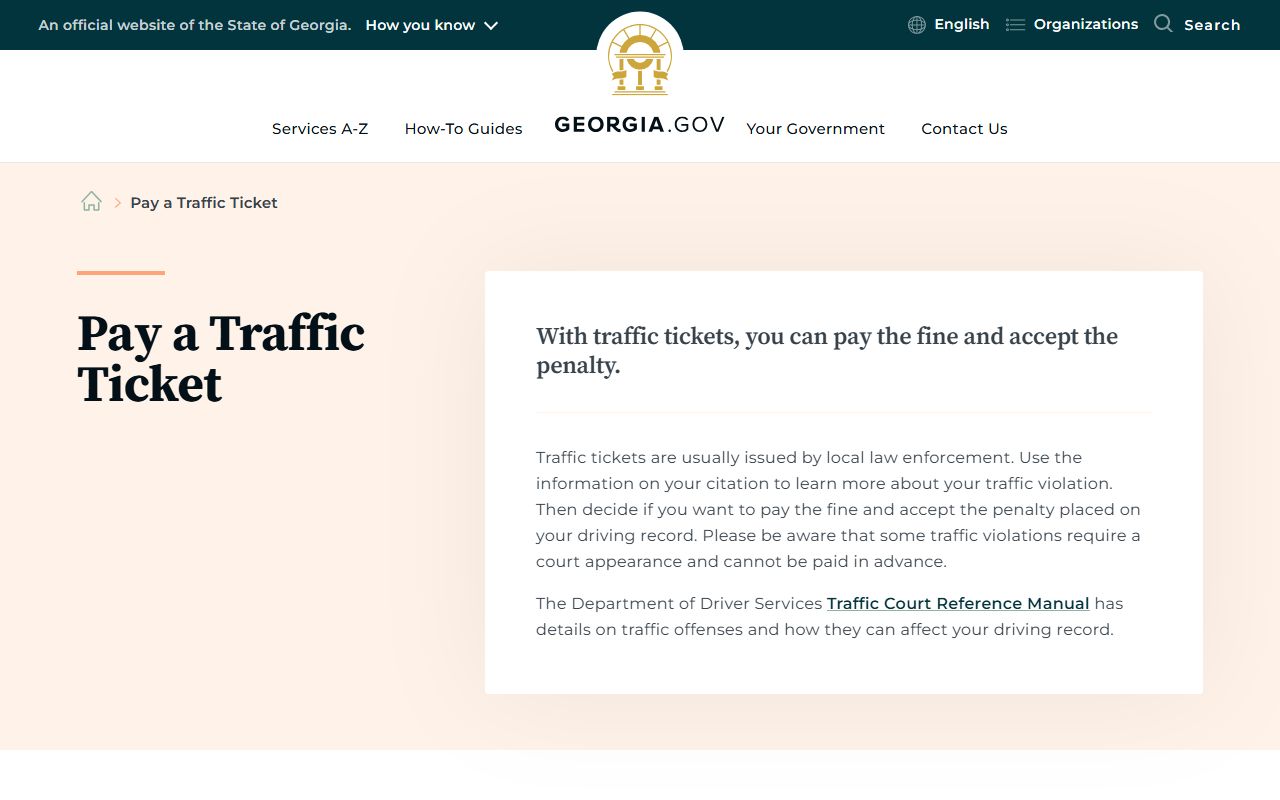 Wilcox County traffic court records Georgia traffic ticket payment guidance